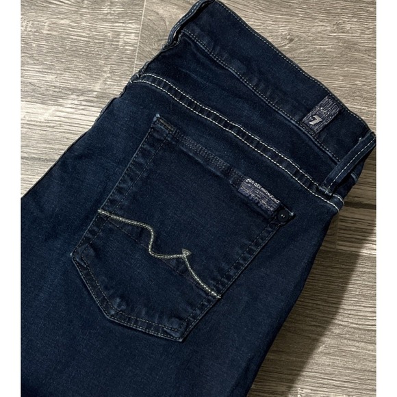 7 For All Mankind Denim - 7 For All Mankind Women's Lexie Kaylie Petite Boot Low Rise USA Jeans SZ 29x33